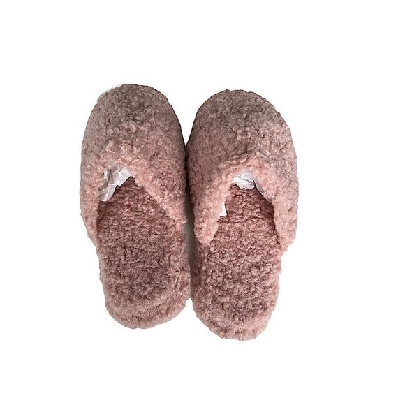 Blue Star Clothing Company Women's Maven Dusty Rose Sherpa Clog Slippers NWT - Picture 12 of 13